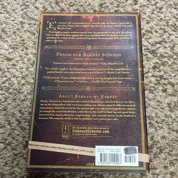 The bro code as seen on CBS’s how I Met your mother paperback book - Picture 2 of 10
